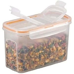 Lock&Lock Classics Pet- Futteraufbewahrung Haustierbox, FLIP TOP, Inhalt 1,1L