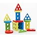YIXIN Wooden Rainbow Geometric Shape Matching Board Bright-Coloured Toy Stacker for Baby Kid Wisdom Development Toy for 3-Year-Old