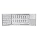 Produktbild Regard Tragbare Drei Folding Bluetooth Keyboard Mini Wireless Touchpad-Tastatur Telefon PC Tablet Key für IOS / Android / Windows-