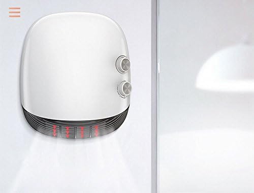 D Electric heater No Negative Ion Heater Heater Heater Bathroom Home Heating Hot Wall - Saving Energy - Saving,White