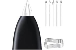 TYHJ Weiche Spitzen/Schreibfedern, kompatibel mit Galaxy Tab S6/S6 Lite, Ersatzspitzen, weiche Spitzen für Tab S6 Federn/Tab S6 Lite Federn (S6/S6 Lite Weiß, 5 Stück)
