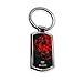 Price comparison product image Game Of Thrones Fantasy GOT Series TV Usa Show Keyring Metal charm pendant key ring keychain bag tag fob - Targaryen fire blood dragon red