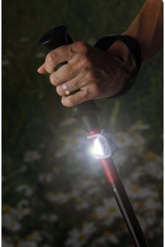 Koedu LED Clip-On Silicon Band Bicycle Lights 2 Pack White & Red