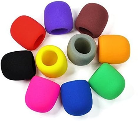 Union Tesco 10 Pcs Handheld Stage Microphone Windscreen Foam Cover