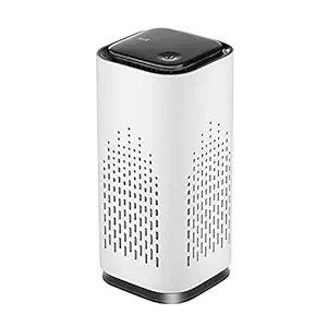 Negaor Car USB Air Purifier with Activated Carbon Filter Remove Formaldehyde Benzene Smoke Dust Particles Smelling Odor Low/High Wind Speed 7-Color Nihgt Light Quiet Air Purifiers Freshener