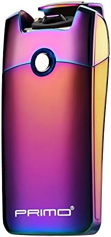 YiMeng Arc Lighter USB Rechargeable Lighter Metal Electric Flameless Windless Cigarette Plasma Lighter (Rainbow)