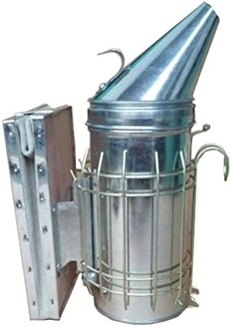 AmgateEu Steel Bee Hive Smoker Beekeeping Equipment