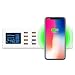 Produktbild Janly Wireless Charger,USB Ladegerät Handy Lad Kompatibel mit iPhone/Samsung 40W 8Multi-Port LCD Desktop Charger Fast Charging