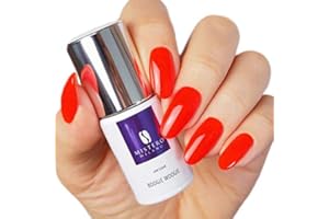 Mistero Milano, Soak Off UV LED, Czerwony hybrydowy lakier do paznokci – Neon Boogie Nas Lubi (1175), 7 ml, Trwałe lakiery dla profesjonalistów
