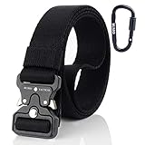 ★ TACTICAL EDC GÜRTEL : Weit verbreitet für einheitliche Gurtzeug, Pistole Holster Unterstützung, Sicherheitstraining, Erste-Hilfe-Tasche / Werkzeugtasche / Dog Treat Tasche Halter, Zubehör verstärkt und Dienstprogramm Jeans passend