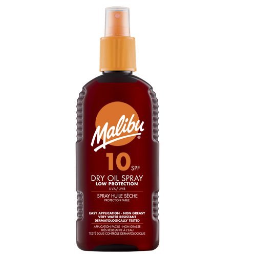 Malibu Dry Oil Spray with SPF10 200 ml
