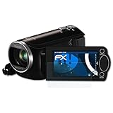 Kristallklare Oberfläche - keinerlei Beeinträchtigung des Displays - Farbtreue und Touchfunktion bleiben durch die HC-V100 / HC-V130 Panzerfolie unbeeinträchtigt