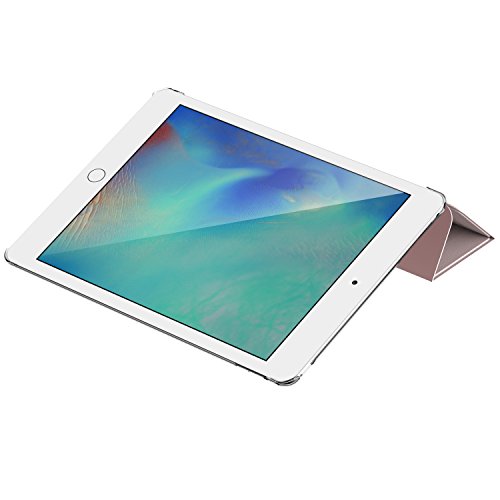 JETech iPad Mini 4 Hülle Schutzhülle Etui Tasche Abdeckung Ledertasche mit Durchschaubar Rückseite für Apple Neu iPad Mini 4 mit Automatischen Schlaf / Wake (Roségold) - 6