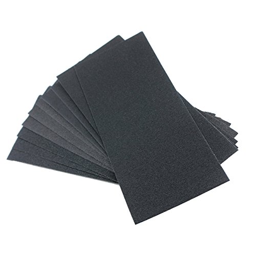 IZOKEE 45 Stücke Schleifpapier Set, 120 to 3000 Grit 9 x 3,6 Zoll Nass und Trocken Schleifpapier Sandpapier - 2