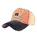 Produktbild URSING Unisex Baseball Cap Brief Drucken Denim Sommermütze Vintage Style Sommer Sport Mütze Schirmmütze Cool Modisch Sonne Geschützter Baseballmütze Snapback Hip Hop Flachen Hut Snapback (Beige)