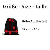 TEXLAB - Three Monkeys Emoji - Turnbeutel, schwarz -