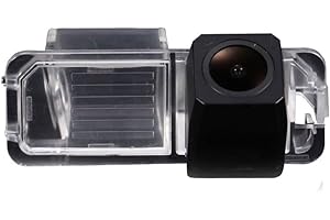 NAVINIO Caméra de recul Voiture IP67 étanche Couleur Grand Angle de visionnement avec Plaque d'immatriculation Vision Nocturne Replacement for VW Phaeton Passat Skoda Golf 6 EOS Lupo Polo Seat Leon Amarok