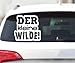 Price comparison product image Car Decal The Little Wilde, Shocking Sticker, Children's Baby Car Tattoo 2H050 - Dark Red shiny, 55cm