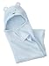 Baby Swaddle Wrap – Feelme Infant Toddler Animal Bathrobe Fleece Towel Blanket with Hooded for Bath Pool Beach Shower Gift - Blue Bear