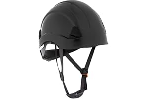 Jackson Safety CH-300 Climbing Industrial Hard Hat, EN 397 Compliant, Non-Vented, 6-pt. Suspension, Black, 20907