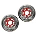 Produktbild Sharplace 2tlg. Set Ersatz-Rollen für Inliner Outdoor Skates Inline Skates Wheels - 76 * 24mm