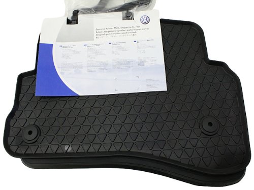 Preisvergleich Produktbild Volkswagen 3b0061511 a041 Set Stufenmatten aus Gummi, Schwarz