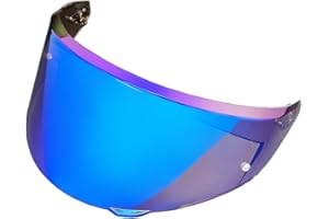 MTDVZR New K3 Helmet Visor Replacements,UV Protection Helmet Shield Visor Windshield Compatible with AGV K3 DOT(E2206) Helmets,2023 Model (Revo Deep Blue-Day Use Only)