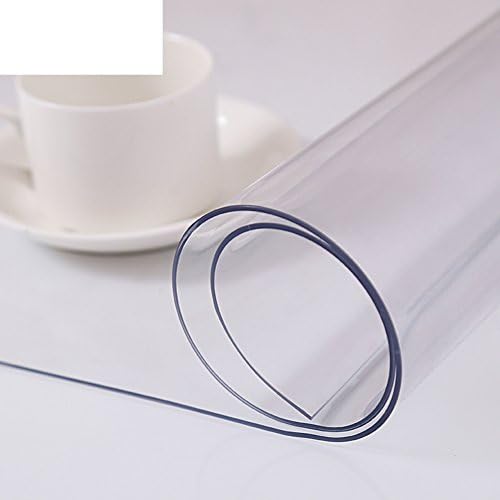 Disposable Table Cloth/Soft,PVC,Soft Glass,Waterproof, Burn-proof,Plastic Table Cloth Mat/Tea Table Mats/Transparent Table Cloth-A 90x90cm(35x35inch)