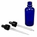5 ml Empty Cobalt Blue Glass Eye Dropper Bottle Aromatherapy Oils Wholesale Bottles Boston Round Refillable Serum Vials Lot Of 6 Pipette Bottles