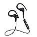 Produktbild Thread_de Drahtlose Bluetooth 4.1 Stereo Sport In-Ear-Kopfhörer Übertragungsdistanz: Bis zu 10 Meter Frequenz: 2.4GHZ CVC 6.0 Reduziert Rauschen (Schwarz)