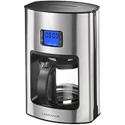Lagrange 529 001 Naos Cafetière Filtre Inox 23,4 x 17,2 x 32,6 cm
