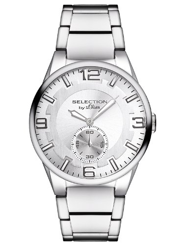 s.Oliver Herren-Armbanduhr XL Analog Quarz Edelstahl SO-2654-MQ s.Oliver Herren-Armbanduhr XL Analog Quarz Edelstahl SO-2654-MQ
