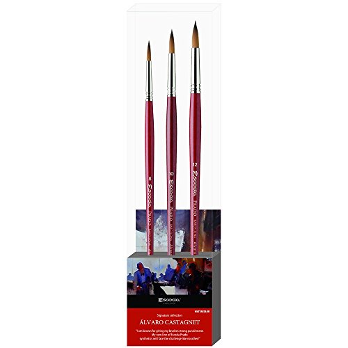 Escoda Álvaro Castagnet, Set de 3 Pinceles