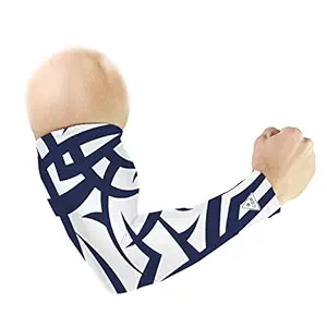 Le Gear - TR-001 Tribe Series Arm Sleeves (Tribal Blue, Free Size)