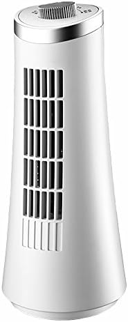 USB charging Desktop Silent Desktop Electric Fan/White Dormitory Office Mechanical Desk Fans/Household Bladeless Mini Tower Fan Can be rotated