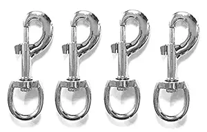 3Keys? Swivel Snap Hooks, Metal Heavy Duty Eye Clasp Multipurpose- Best for Spring Pet Buckle, Key Chain for Linking Dog Leash Collar, DIY Project (Single)