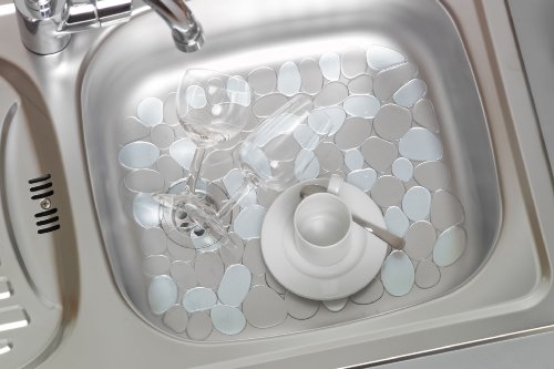 WENKO 2003010100 Spülbeckeneinlage Stone Transparent, Kunststoff, Transparent - 2