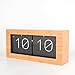 Produktbild HOMEE Bamboo Flip Clock / Creative Clock automatisch / Uhr / Einfache Retro Wohnzimmer Uhren / Uhr / Massivholz Uhr / Modern Clock