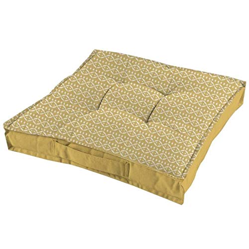 Preisvergleich Produktbild HEUTE 100% Jakarta Kurkuma GM Baumwolle Bodenkissen - 40 x 40 cm