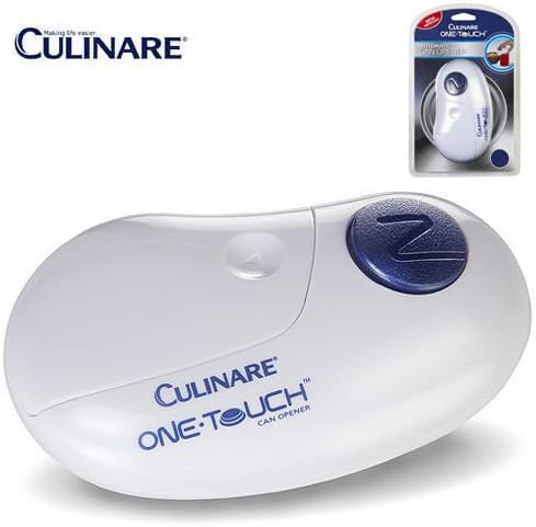 Culinare One Touch Automatic Can Tin Opener Electric Hands Free Grip New Shape