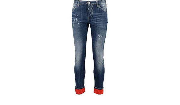 DSQUARED2 Sexy Twist S74LA0634 S30342 470C Jeans Blu Dsquared D2 Uomo :  Amazon.it: Abbigliamento