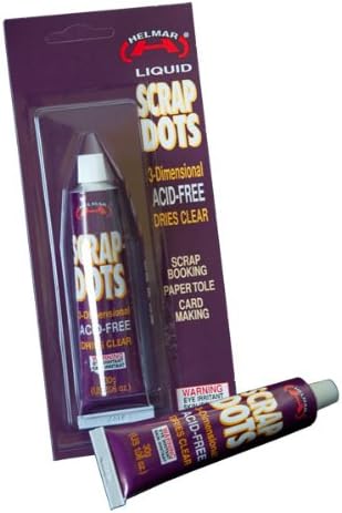 Helmar 30 ml Liquid Scrap Dots, Clear
