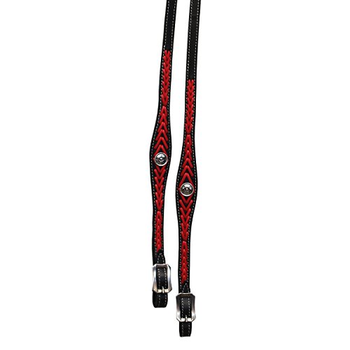 Argys-Art-Araber-Western-Bridle-with-Reins-Black