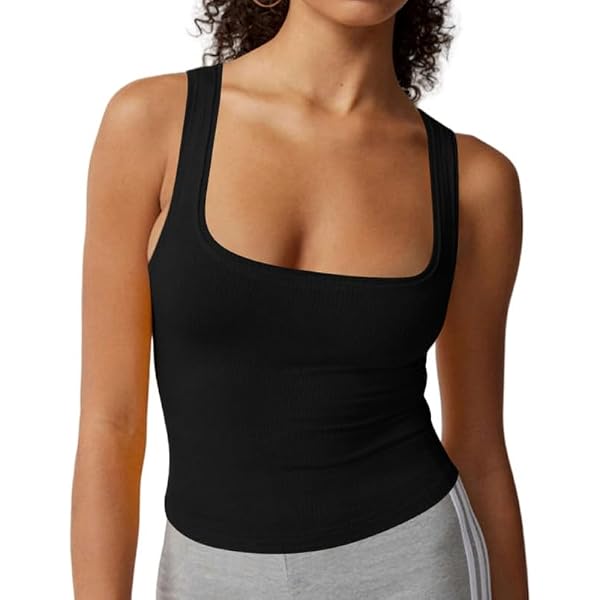 Lot De 2 Débardeurs Ninedayx Avec Soutien-Gorge Intégré - Femme - Rembourré - Bretelles Spaghetti Réglables - Confortable