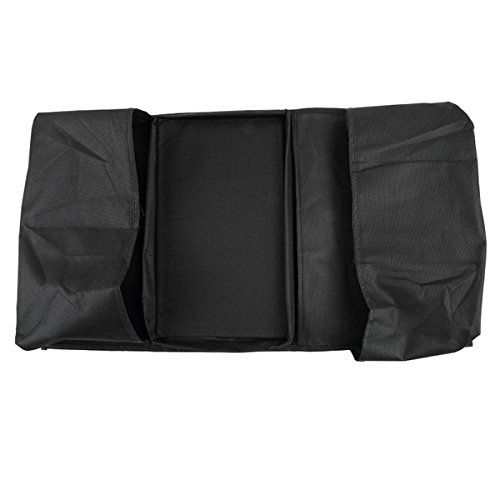 OUNONA Armrests organizer, sofa butler with integrated tray, 6 pockets, foldable, polyester - 5
