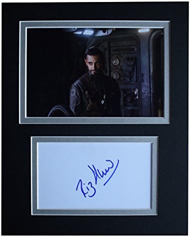 Sportagraphs Riz Ahmed Signed Autograph 10x8 photo display Star Wars Film AFTAL COA PERFECT GIFT