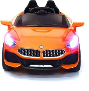 SBT Battery Operated Ride on car for Kids Electric Ride on car Remote Control 1-6 Yrs, Orange