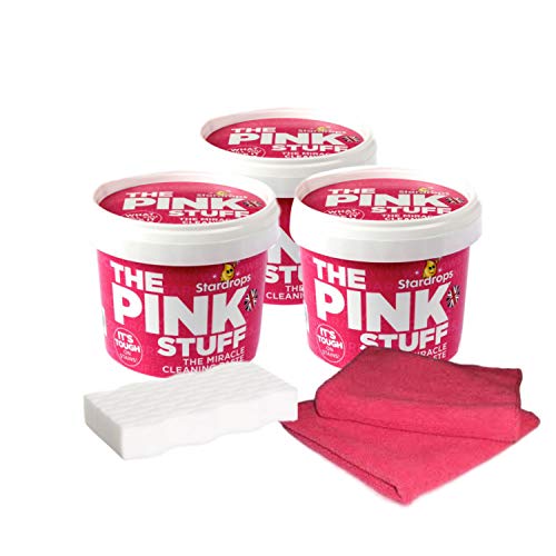 Preisvergleich Produktbild Pink Stuff Cleaner with Tough Microfiber Cloths and Magic Stain Eraser