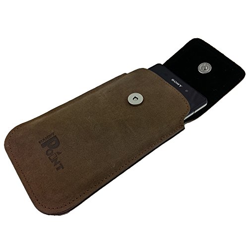 handy-point Flap Universell 5,1'' - 5,7'' Smartphones, GÃ¼rteltasche mit Schlaufe aus Echtleder, Tasche fÃ¼r GÃ¼rtel Handytasche, GÃ¼rtelschlaufe, Befestigung fÃ¼r den HosengÃ¼rtel, Ledertasche, LederhÃ¼lle, Leder, fÃ¼r iPhone 6 Plus, 6S Plus, iPhone 7 Plus, Samsung Galaxy A5 2016, Note Edge, Note 3, S6 Edge+, S7 Edge, Huawei P8, P9, P9 Lite, Mate S, G8, Mate 8, Google Nexus 6, 6P, OnePlus One, Two, LG G Flex 2, G4, G5, Motorola Moto X Style, Play, Microsoft Lumia 950 XL ...old brown