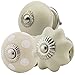 Produktbild Keramik Möbelknopf 3er Set creme 03015 Vintage Shabby Chic Schrank Möbelgriffe